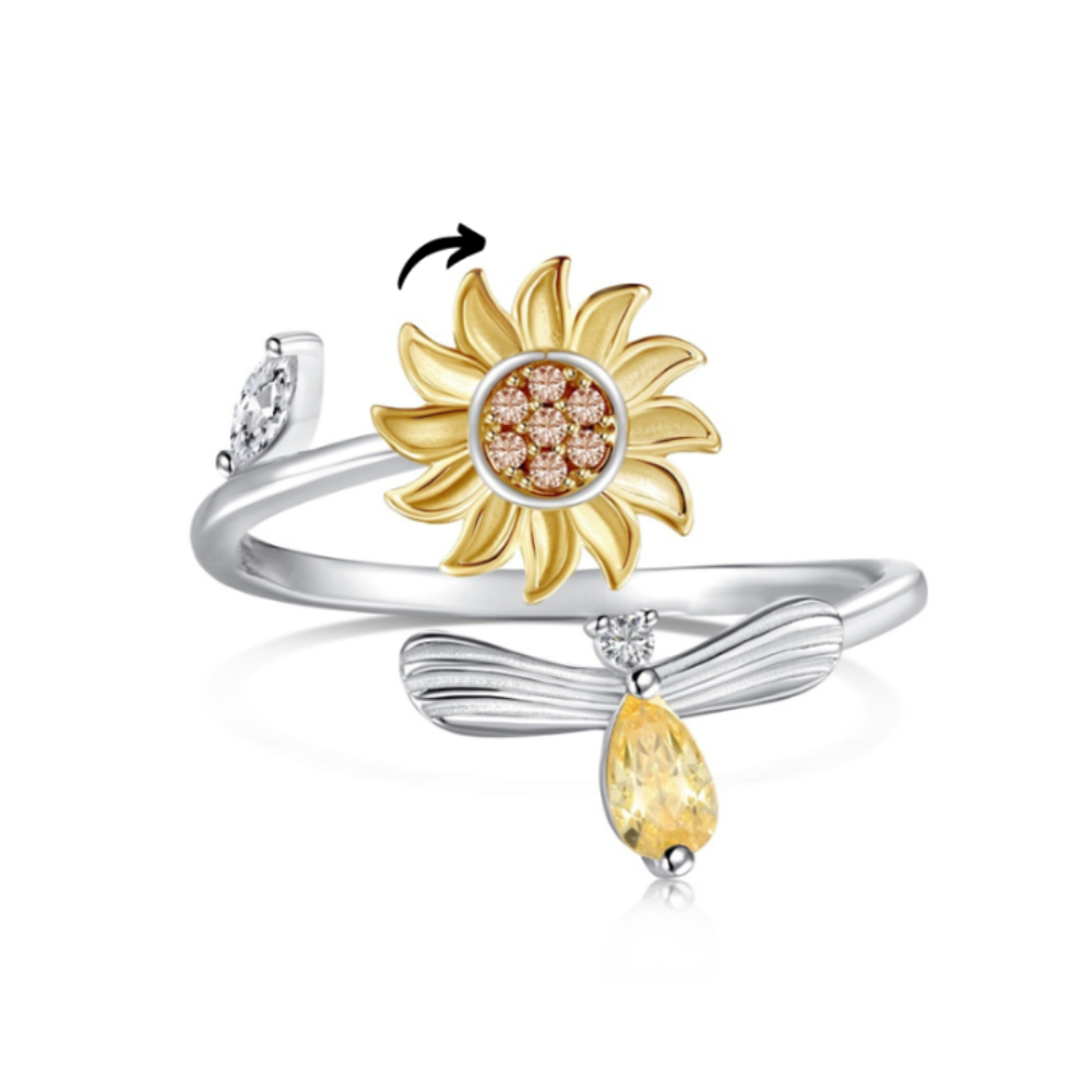 CalmRing Fiore™ – Anello Antistress Rotante